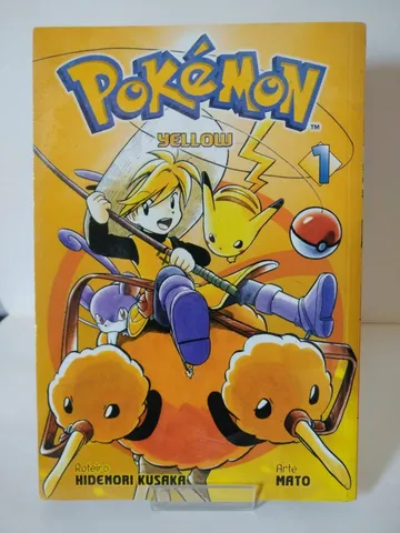 Pokémon Yellow - Coleção Completa de Mangás em 4 volumes (usados)