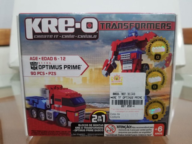 Transformers Kre-o - Optimus Prime - Lacrado