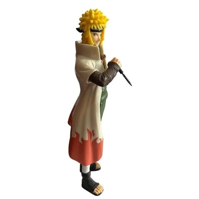 Naruto Action Figure Japonês NOVO Naruto Quarto Hokage Yondaime Namikaze  Minato Kunai Com Couro Brinquedos Para Crianças Brinquedos 18CM Y200811 De  $98,09