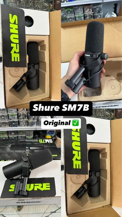 Microfone Shure original SM7b  - Foto 6