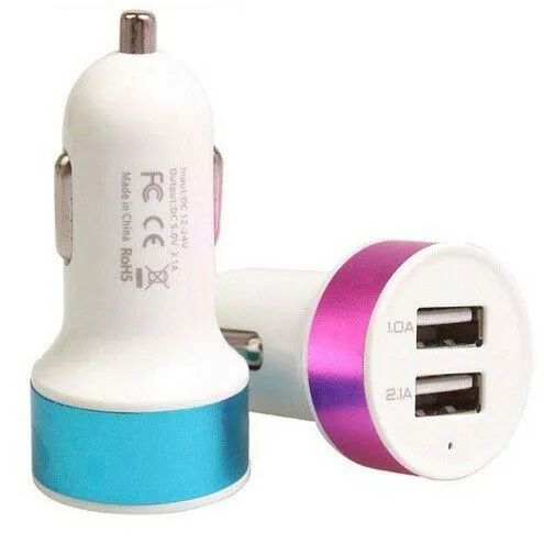 Carregador Veicular rápido 2 USB,P/carro e caminhão 12/24v - Foto 2