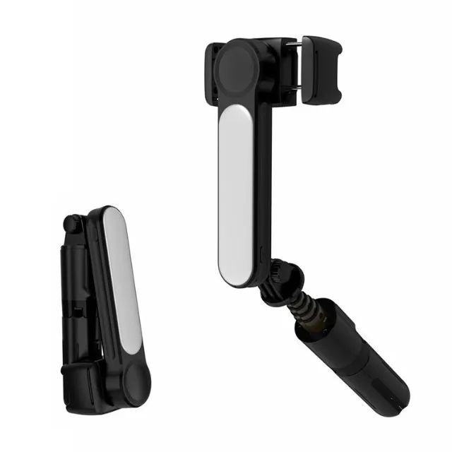 Estabilizador Gimbal Com Led Smartphone Bluetooth Tripé L09 Peining - Foto 3