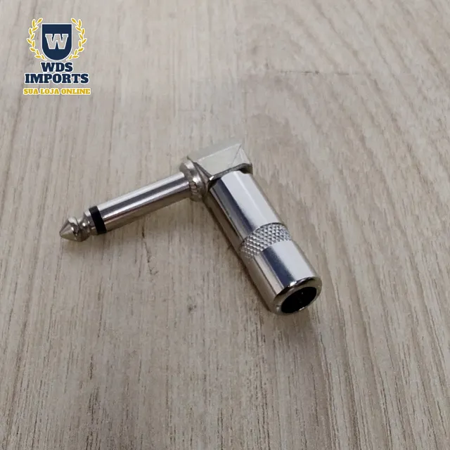 Conector Pino P10 em "L" Macho Mono