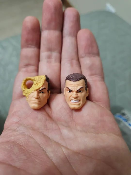 Cabeças homem areia marvel legends 