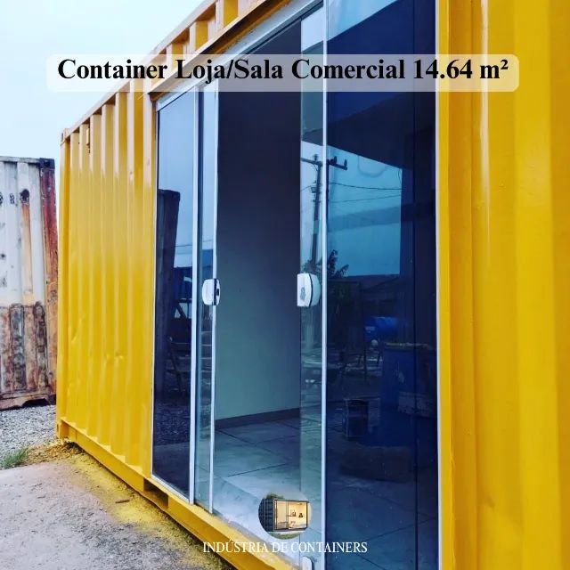 Loja/Sala Comercial - Containers 6 M - 14.64 m²