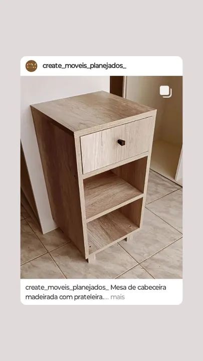 Mesa de cabeceira planejada  - Foto 2