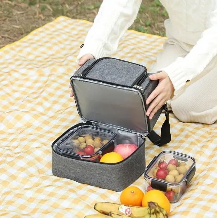 BOLSA TÉRMICA<br><br>*Cores Disponíveis Vinho,Cinza,Preta  - Foto 5