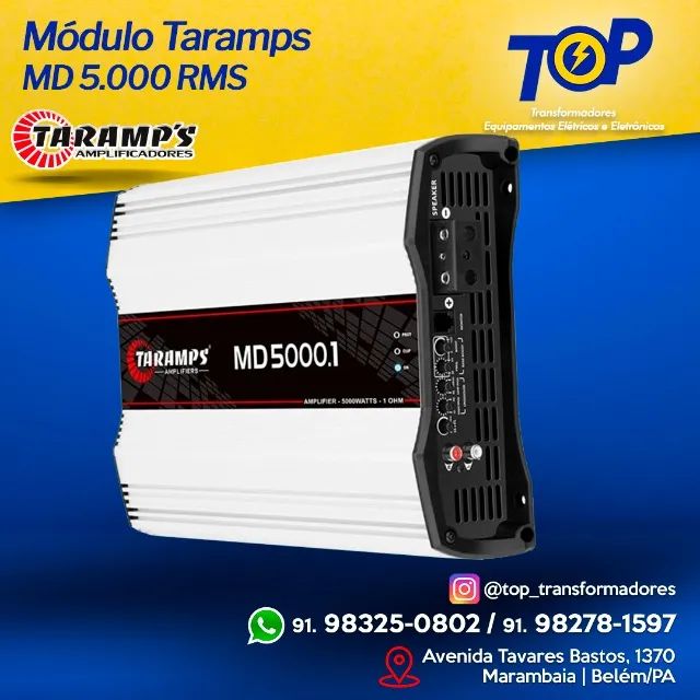 Módulo amplificador Taramps MD 5000rms 1 canal 