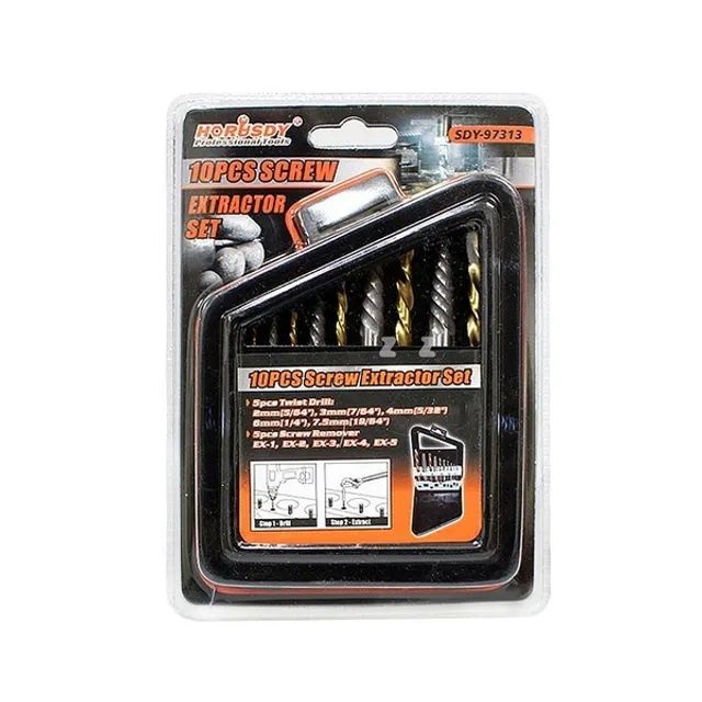 Conjunto Extrator De Parafoso Danificado 10 Pc Sdy-97313