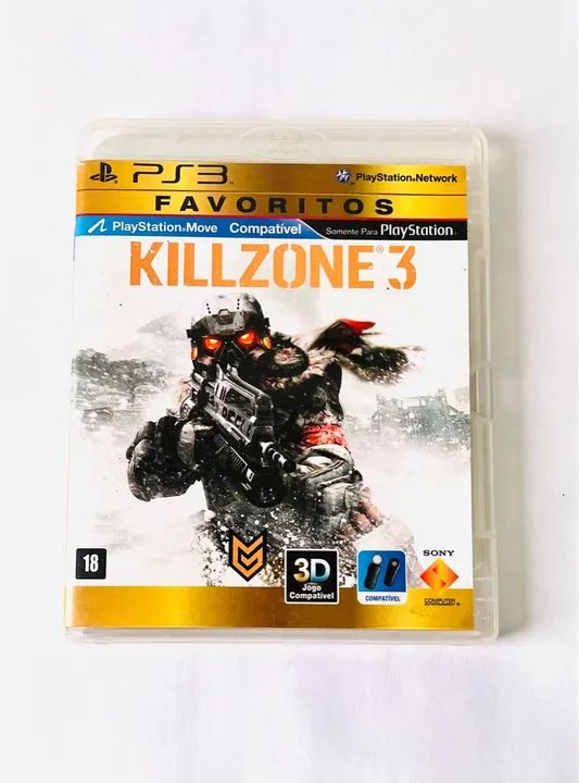 Jogo Ps3 Killzone 3 Favoritos Original 
