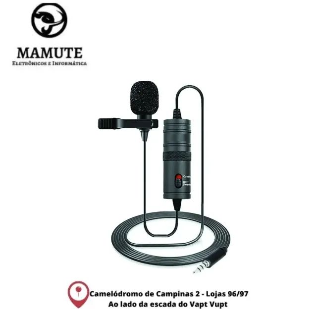 Mini Gravador de Lapela Hrebos Microfone Lapela