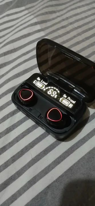 Fone de Ouvido Bluetooth M10 com Estojo de Carregamento Novo na caixa! - Foto 2