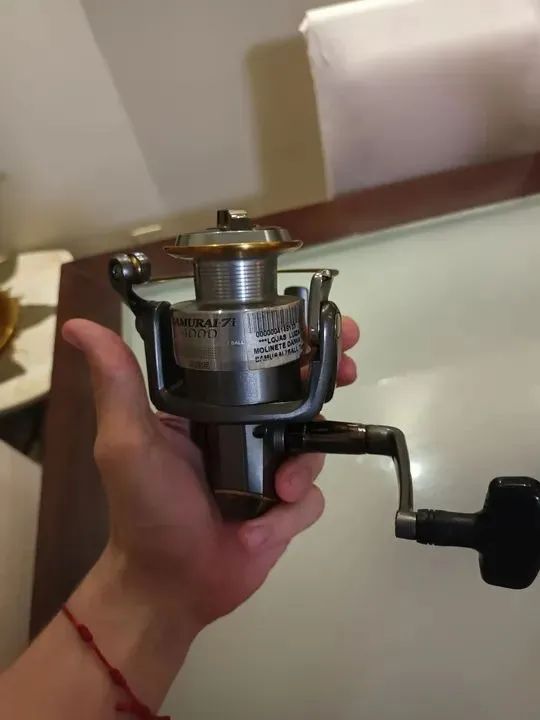 Molinete Daiwa Samurai 7i 4000 usado ,semi novo - Foto 5