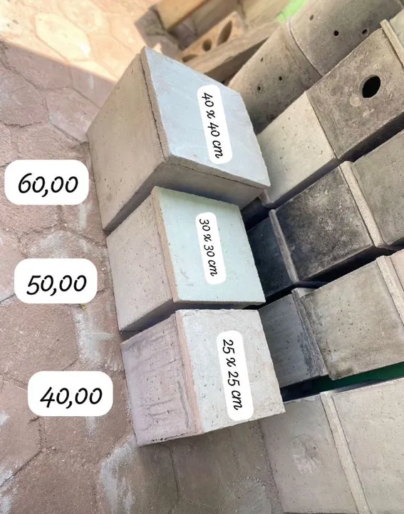 Caixa de concreto para passagem, aterramento e caixa de gordura