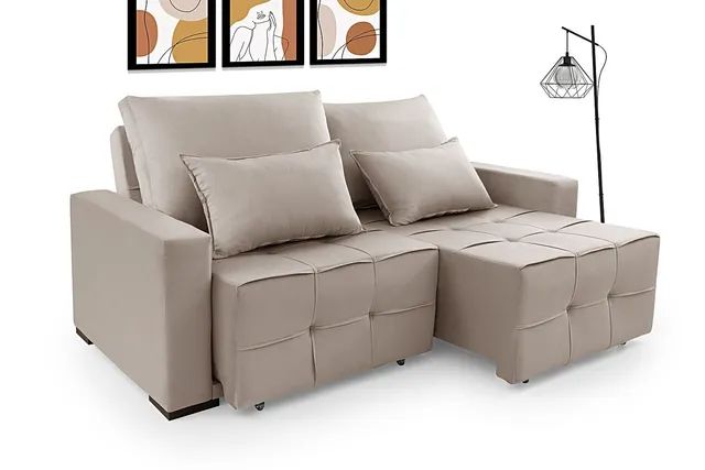 Sofá Retratil Reclinável Premium 2,00 mts  - Foto 5