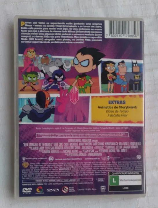 Dvd Os Jovens Titãs em Ação (original) - Foto 2