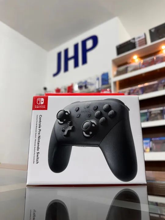 Controle Pro Preto Nintendo Switch Original | Parcela Sem Juros | Loja Física Curitiba  - Foto 2