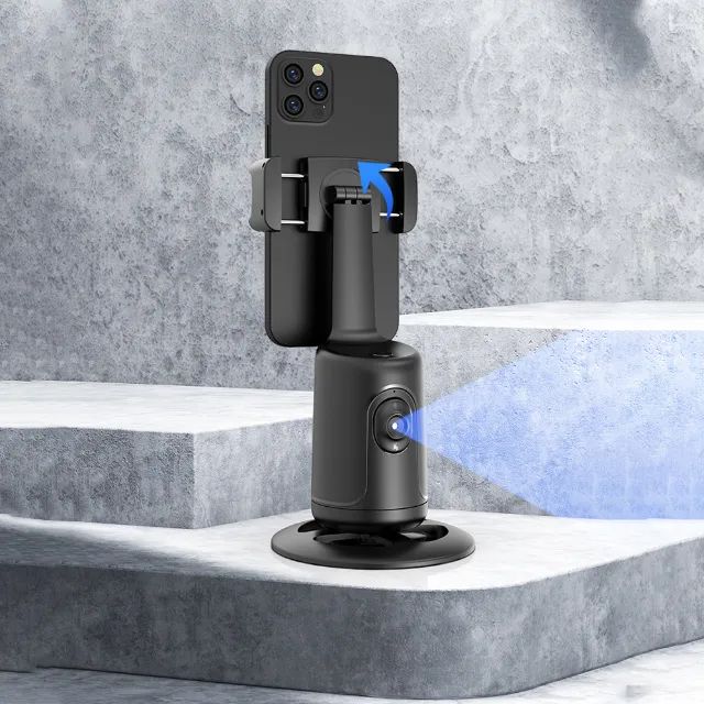 Gimbal P/ Selfies Automático Tracking 360° Face Live Vide - Foto 4