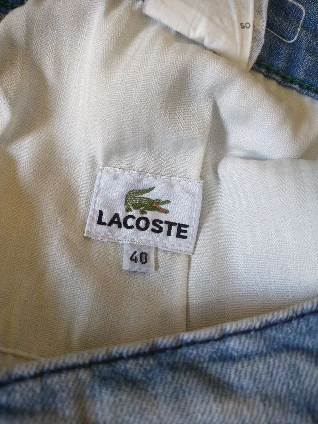 Calça jeans feminina Lacoste Tam 40  - Foto 5