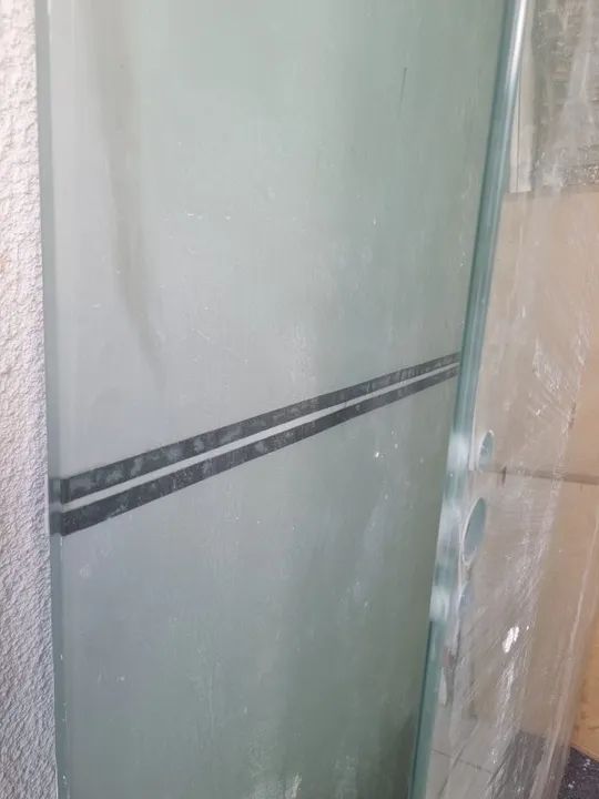 Porta jateada linda bom estado - Foto 5