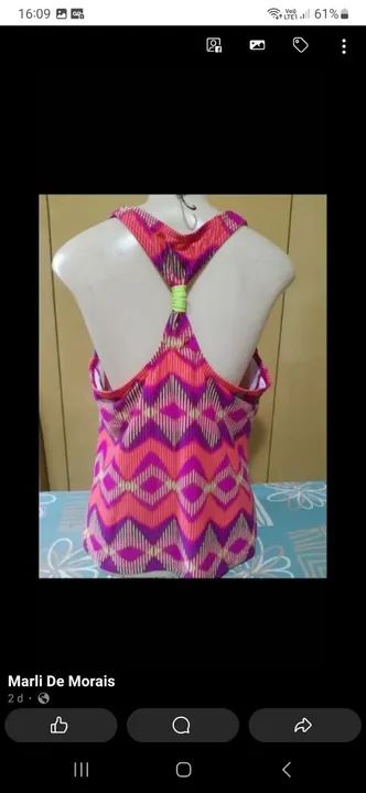 Top de biquíni feminino estampado - Foto 2
