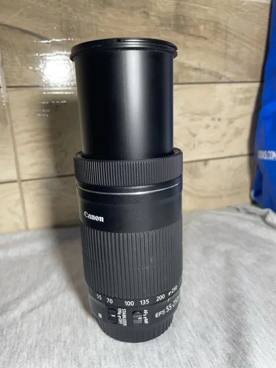 Lente Canon Zoom EF-S 55-250mm f/4-5.6 Is STM - Foto 2