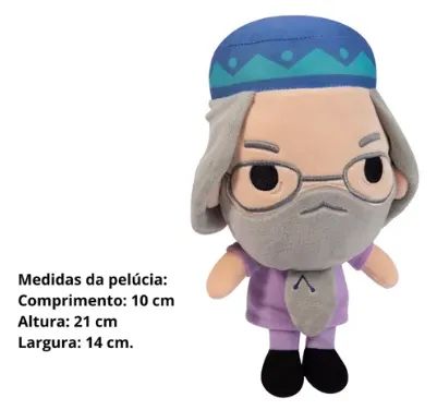 Pelúcia do Dumbledore da Cacau Show