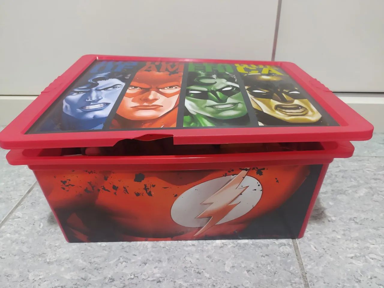 Caixa organizadora Liga da Justiça - Foto 4