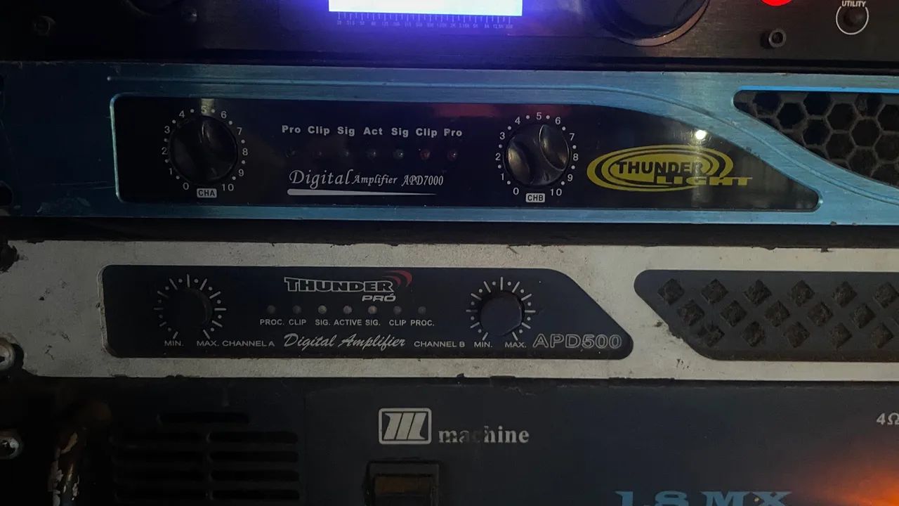 Amplificador Digital Thunder Pro APD7000 - Foto 2