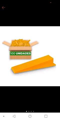 KIT CUNHA TITANIUM P/ NIVELAMENTO DE PISO PORCELANATO 100PCS