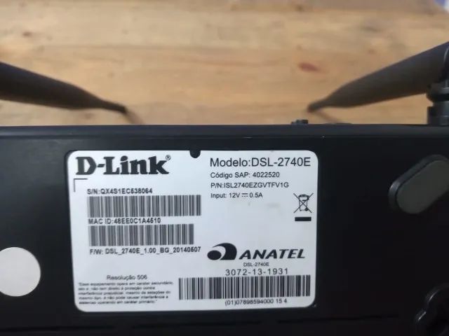 Roteador D-Link DSL-2740E Adsl2 E Wireless 300 mbps valor 80,00 - Foto 6