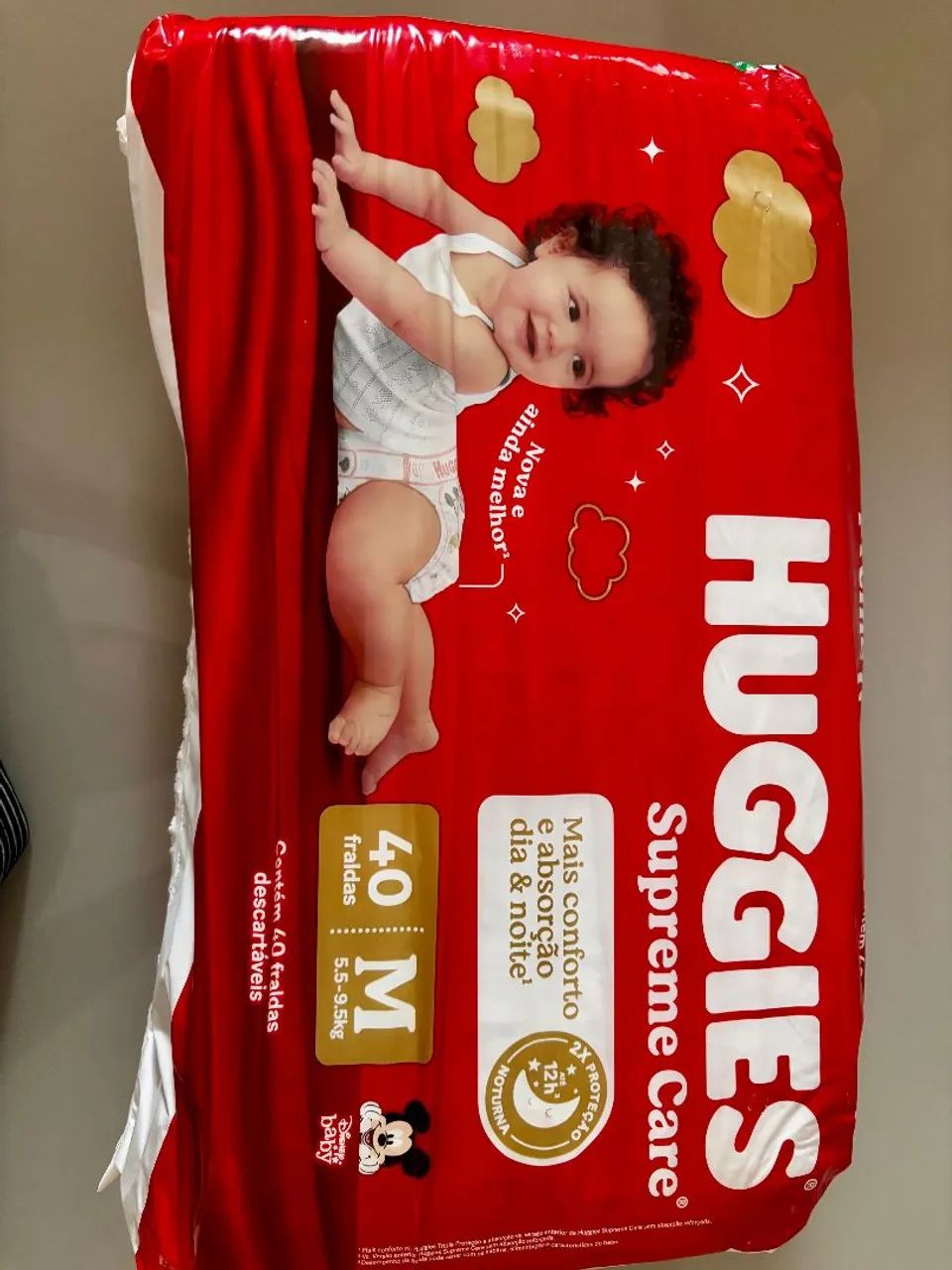Fraldas Huggies Supreme Care 40M - 5.5-9.5kg