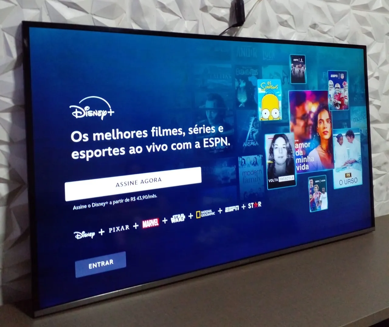 Tv smart Samsung 50 polegadas 4K novinha com nota fiscal