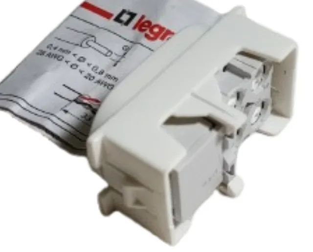 Tomada Telefone RJ11 4 Fios c/Porta-Etiqueta Modulo 17W17 - Foto 5