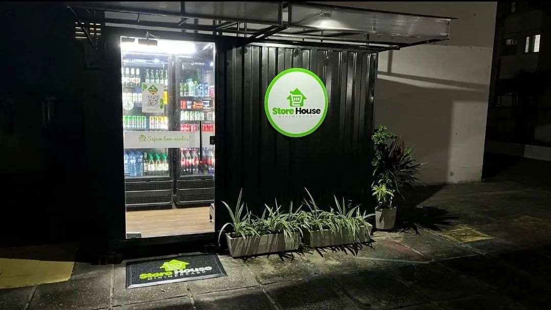 Container Mini Mercado desmontável  - Venda 24h