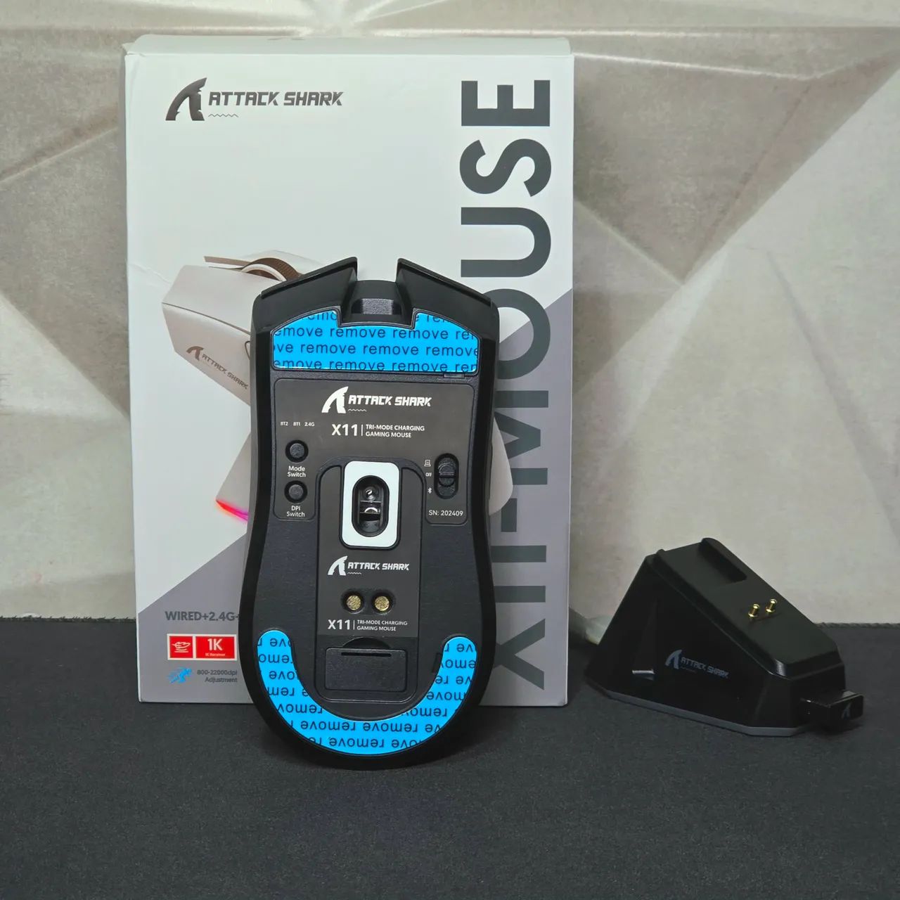 Mouse Gamer sem Fio Attack Shark X11 - Foto 4