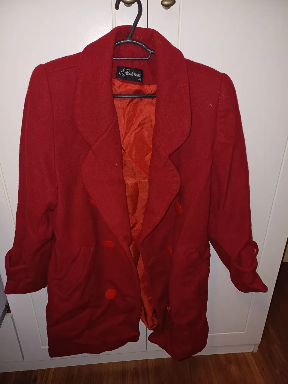 Casaco Vermelho Erica's Modas