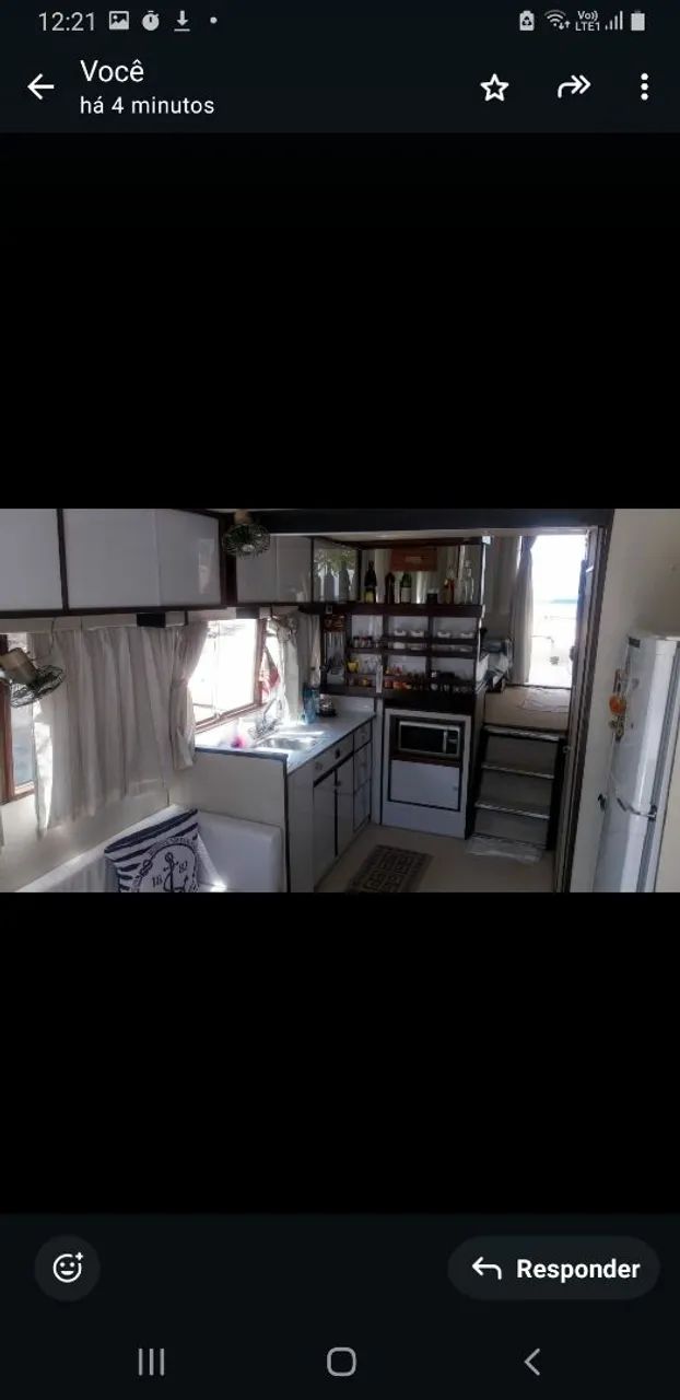 LANCHA FIBRA CORONET 33 PÉS HOUSEBOAT - Foto 8