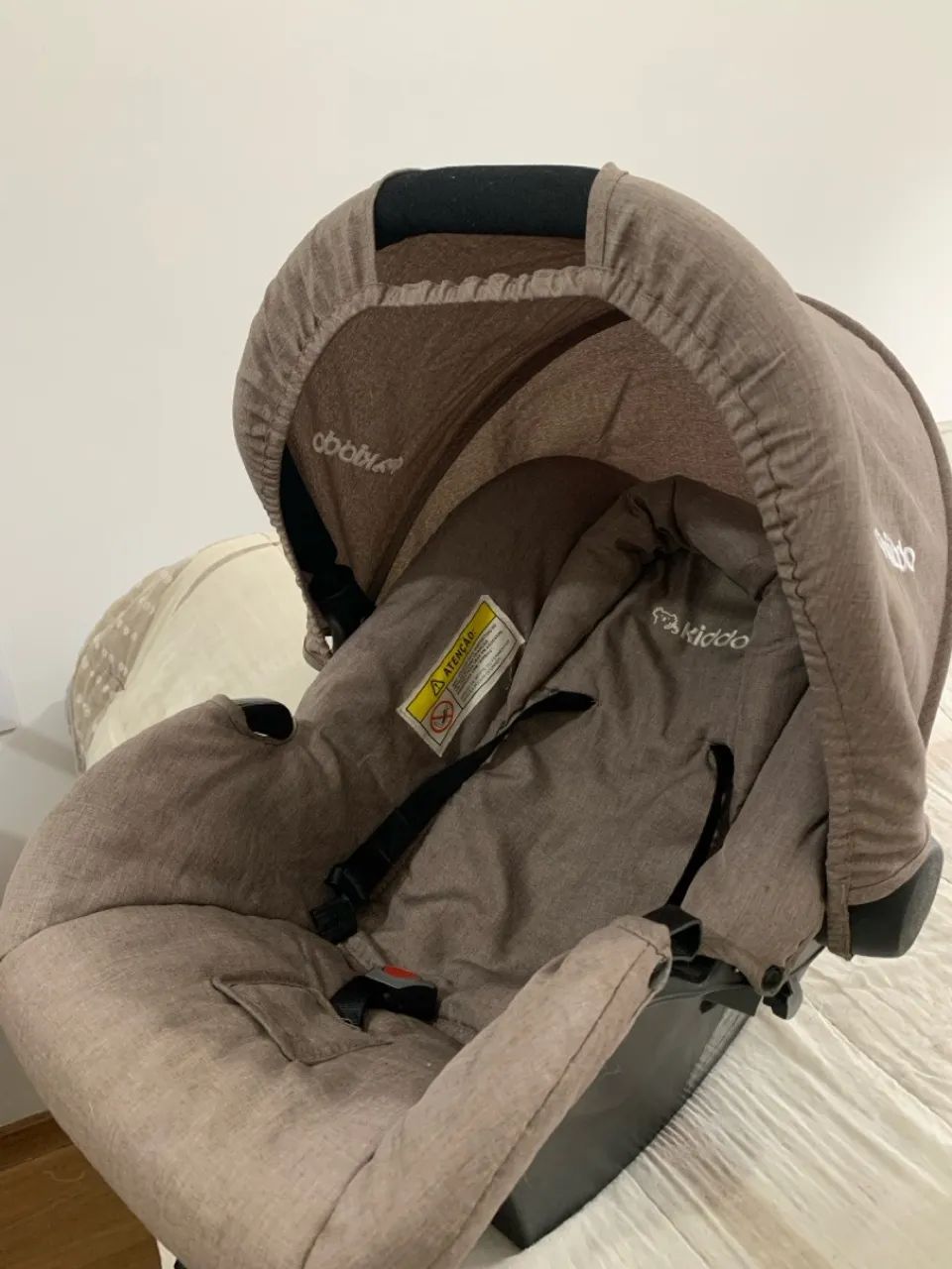 Carrinho de bebê kiddo + bebê conforto + ninho - Foto 3