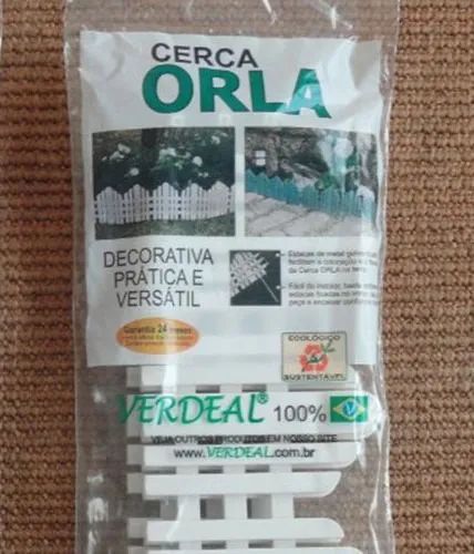 Cerca Decorativa De Jardim Branco - Foto 3