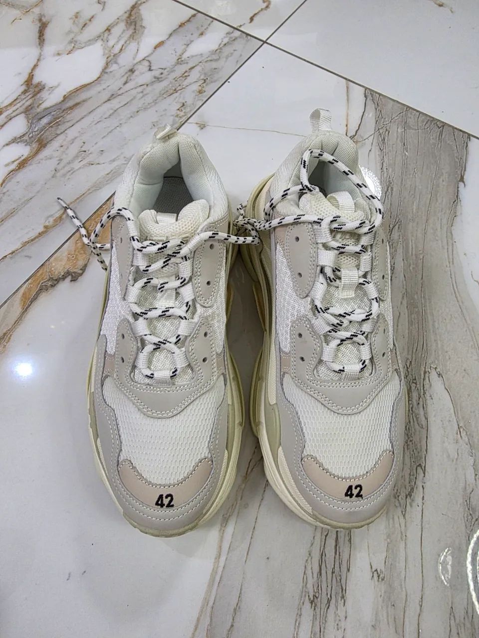 Tênis Balenciaga Triple S Branco - Foto 2
