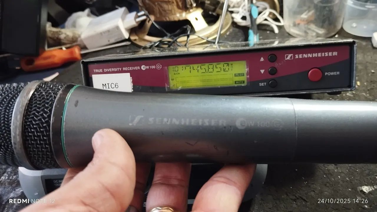 Microfone sennheiser ew100 G2  - Foto 5