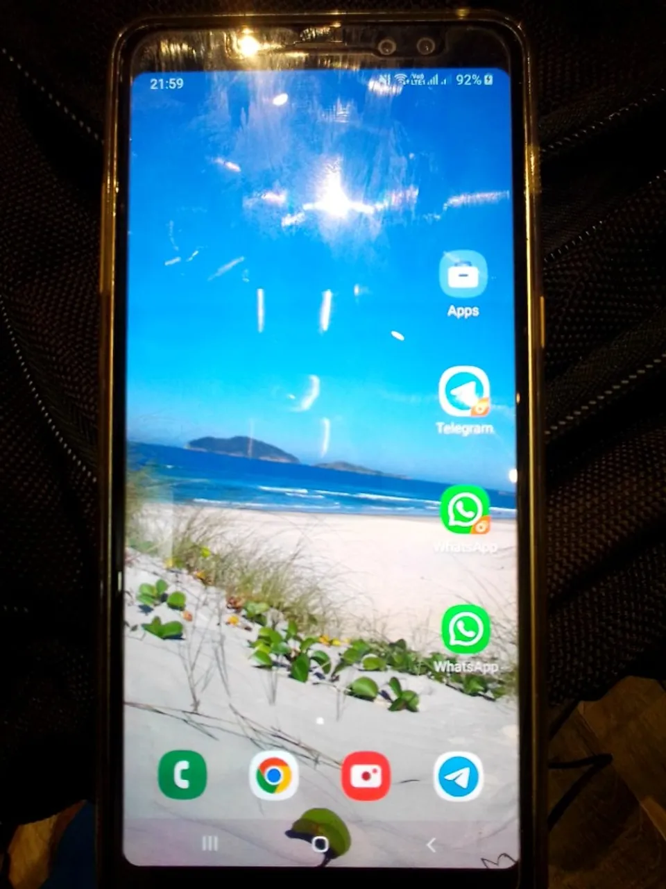 Samsung A8+ "Ler a Descrição"