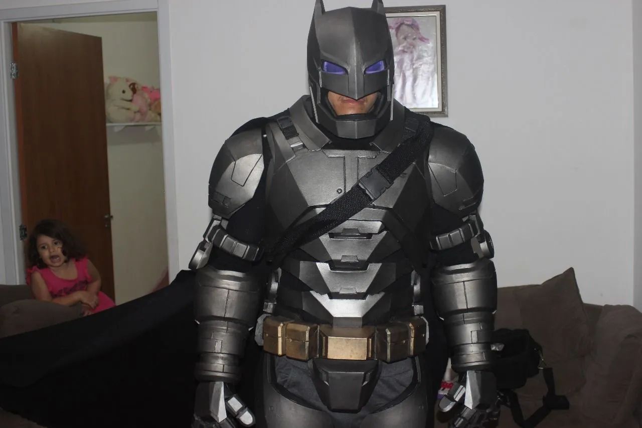 Fantasia Batman Armadura "Batman Vs Superman"