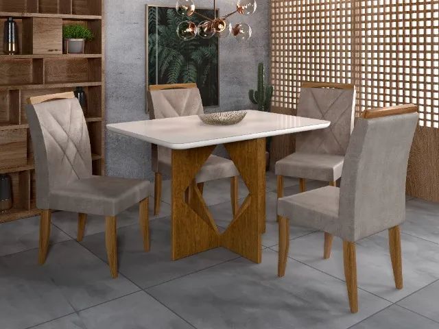 Gosmar Dining Table with 4 Chairs65153861735553123
