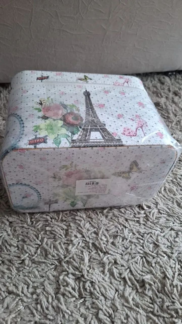 Conjunto 3 necesseir, maleta organizadora ou de maquiagem - Foto 4