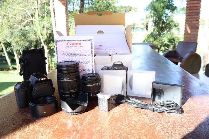 Canon Rebel SL3 Com lente 18 55mm e 18 200mm+ Filtros NDS variaveis. - Foto 2