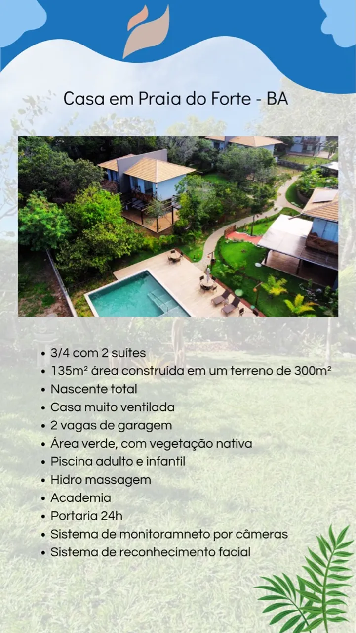 Praia do Forte casa a venda