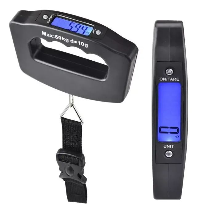 Balança Digital 50kg Bagagem Mala Portátil De Mão Eletrônica