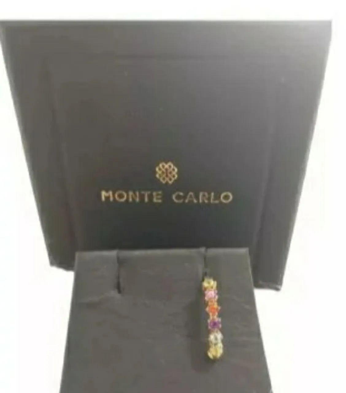PIERCING EM OURO AMARELO 18K, COM DIVERSAS PEDRAS, MARCA MONTE CARLO.  - Foto 2
